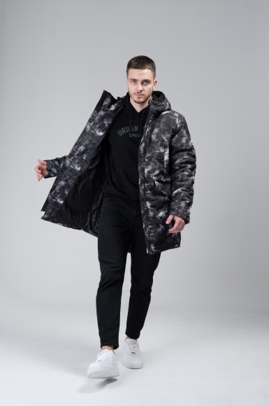 Купить Парка зимняя мужская Urban Planet Coa Mrbl UrbanPlanet