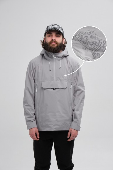 Анорак з вотерпринтом Urban Planet Tech Lbr Sl