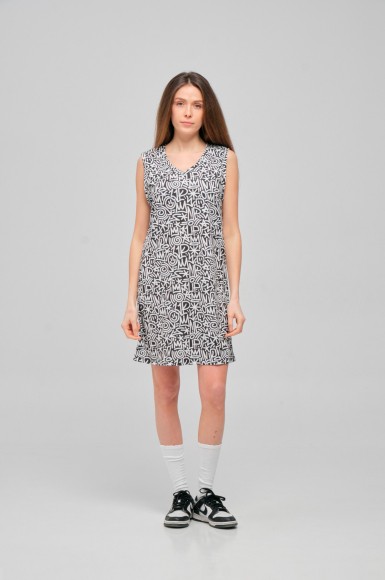 Сукня Urban Planet Mesh Lets Bw