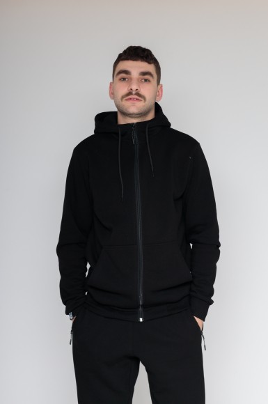 Толстовка чоловіча утеплена Urban Planet Blk