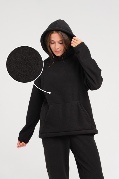 Woman’s hoodie Urban Planet Polar H Blk