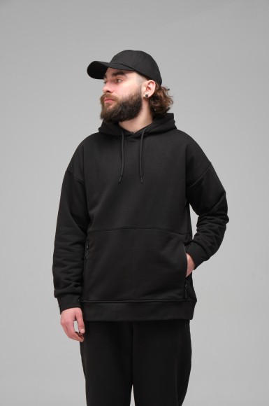 Худі чоловіче Urban Planet Novr Blk