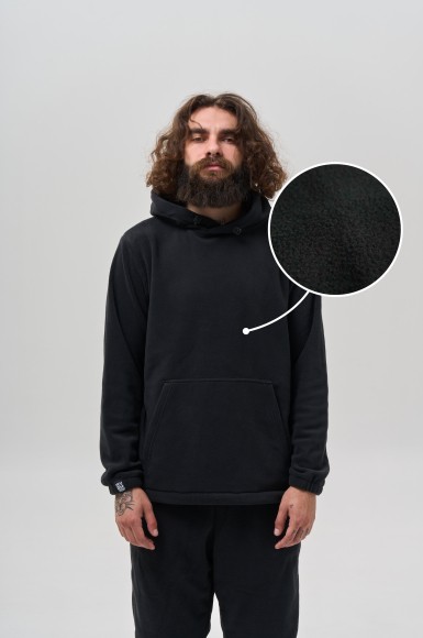 Hoodie Urban Planet Ovr Polar P Blk