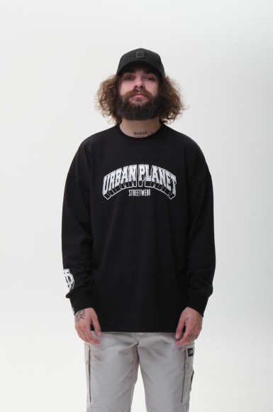 Лонгслів Urban Planet Ovr Sporty Blk