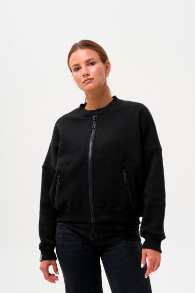 Бомбер жіночий утеплений Urban Planet Wey Blk