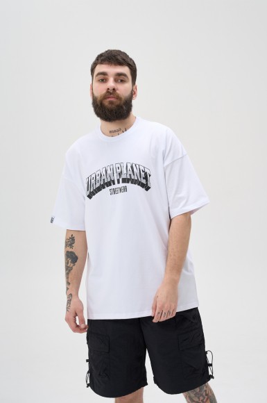 Футболка чоловіча Urban Planet Ovr Sporty Wht