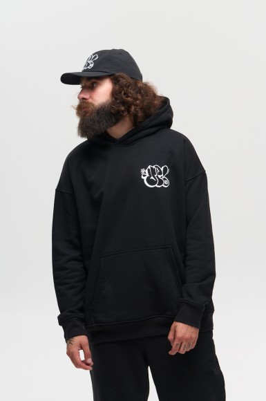 Худі чоловіче Urban Planet Ovr Fifteen Blk