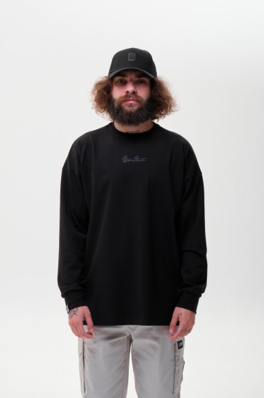 Лонгслів чоловічий Urban Planet Ovr Blk Cl
