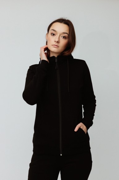 Толстовка жіноча утеплена Urban Planet Tl Blk