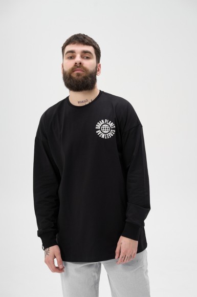 Лонгслів Urban Planet Ovr Tb Blk