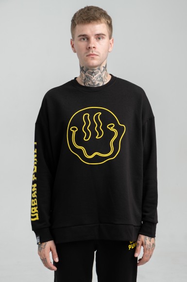 Світшот чоловічий Urban Planet Faces Cm Blk