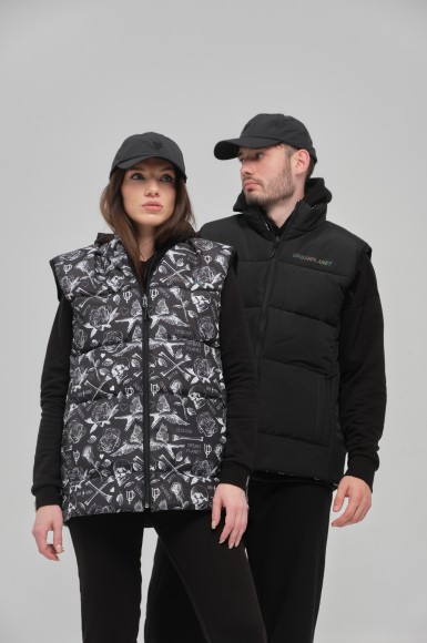 Унісекс безрукавка двостороння Urban Planet Life Bw