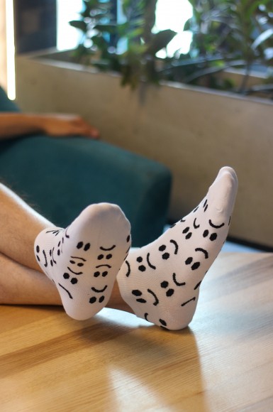 Шкарпетки короткі Urban Planet Журбинка Wht