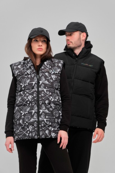 Унісекс безрукавка двостороння Urban Planet Life Bw