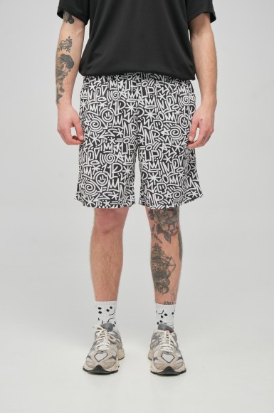 Шорти чоловічі Urban Planet Mesh Lets Bw