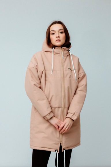 Woman’s parka Urban Planet Bat W Tan