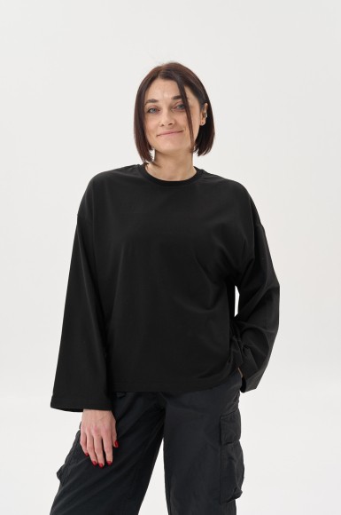 Лонгслів жіночий Urban Planet Hovr Blk