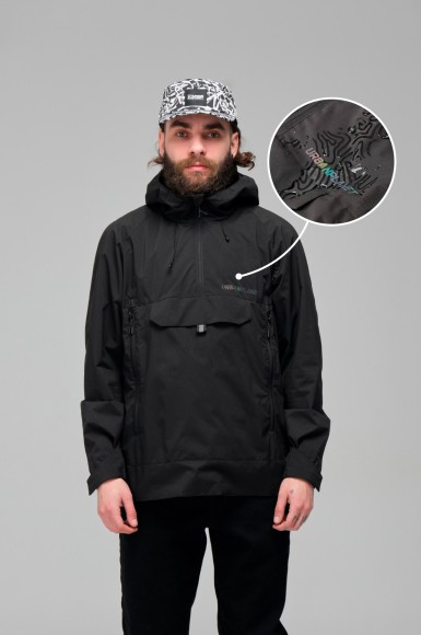 Anorak Urban Planet Tech Lbr Blk