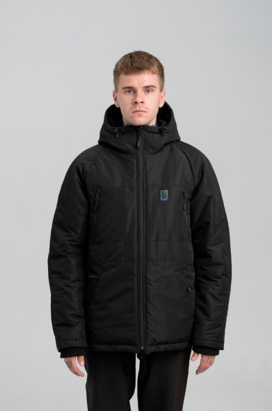 Парка зимова чоловіча Urban Planet Hood Blk