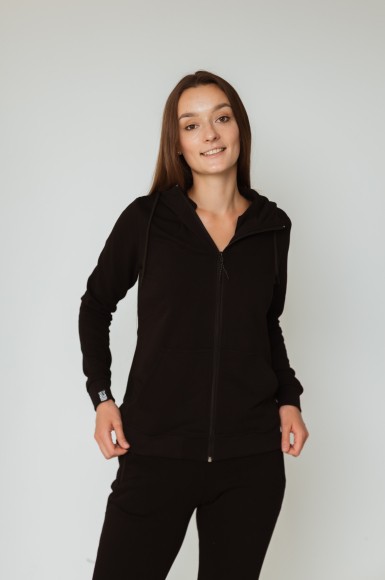 Woman’s hoodie Urban Planet W Blk