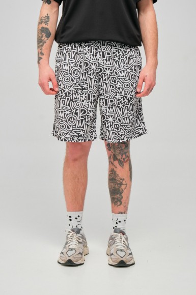 Shorts Urban Planet Mesh Lets Bw