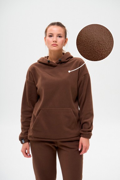 Woman’s hoodie Urban Planet Polar H Brwn