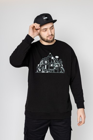 Свитшот Urban Planet Bk Blk