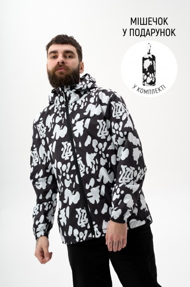 Вітровка чоловіча Urban Planet Rs5 Stains Bw