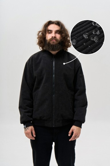 Бомбер вельвет Urban Planet Bomb Mc Blk