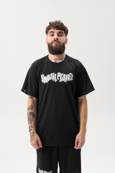 Men’s T-shirt Urban Planet Ovr Mesh Blk Fn