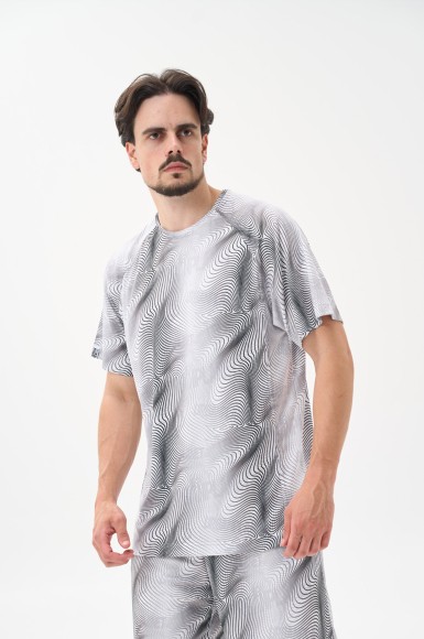Men’s T-shirt Urban Planet Ovr Mesh Absb