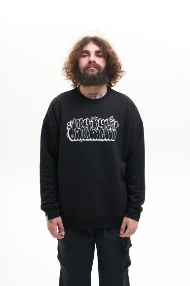 Men’s sweatshirt Urban Planet Ovr Fifteen Blk
