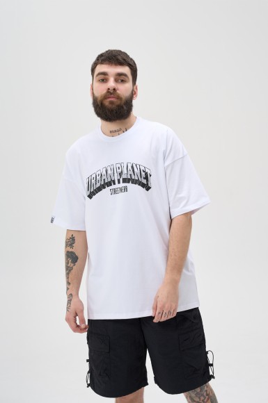 Футболка чоловіча Urban Planet Ovr Sporty Wht