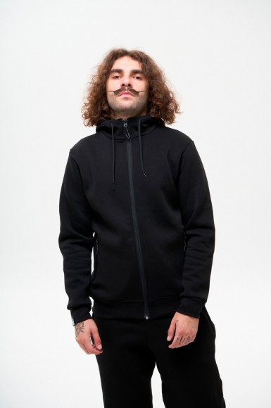 Толстовка утеплена Urban Planet Ca Blk