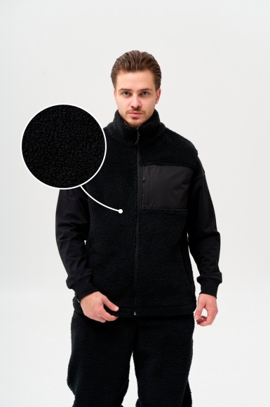 Безрукавка Urban Planet Double V Blk