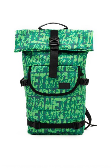 Backpack Urban Planet B4 Text Grn