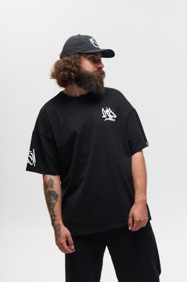 Men’s T-shirt Urban Planet Ovr Fifteen Tag Blk