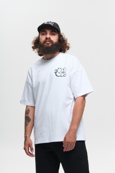 Men’s T-shirt Urban Planet Ovr Fifteen Wht