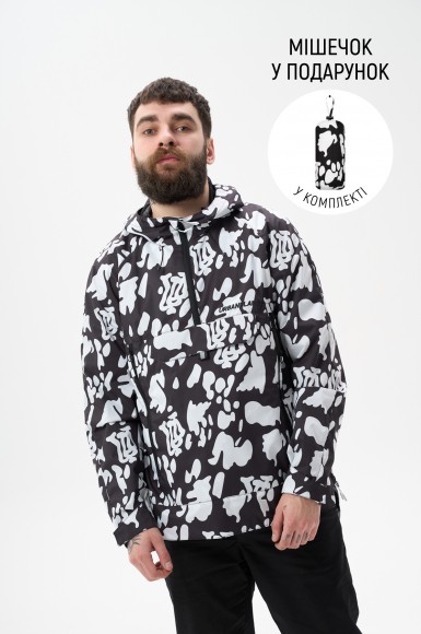 Анорак чоловічий Urban Planet Tech Stains Bw